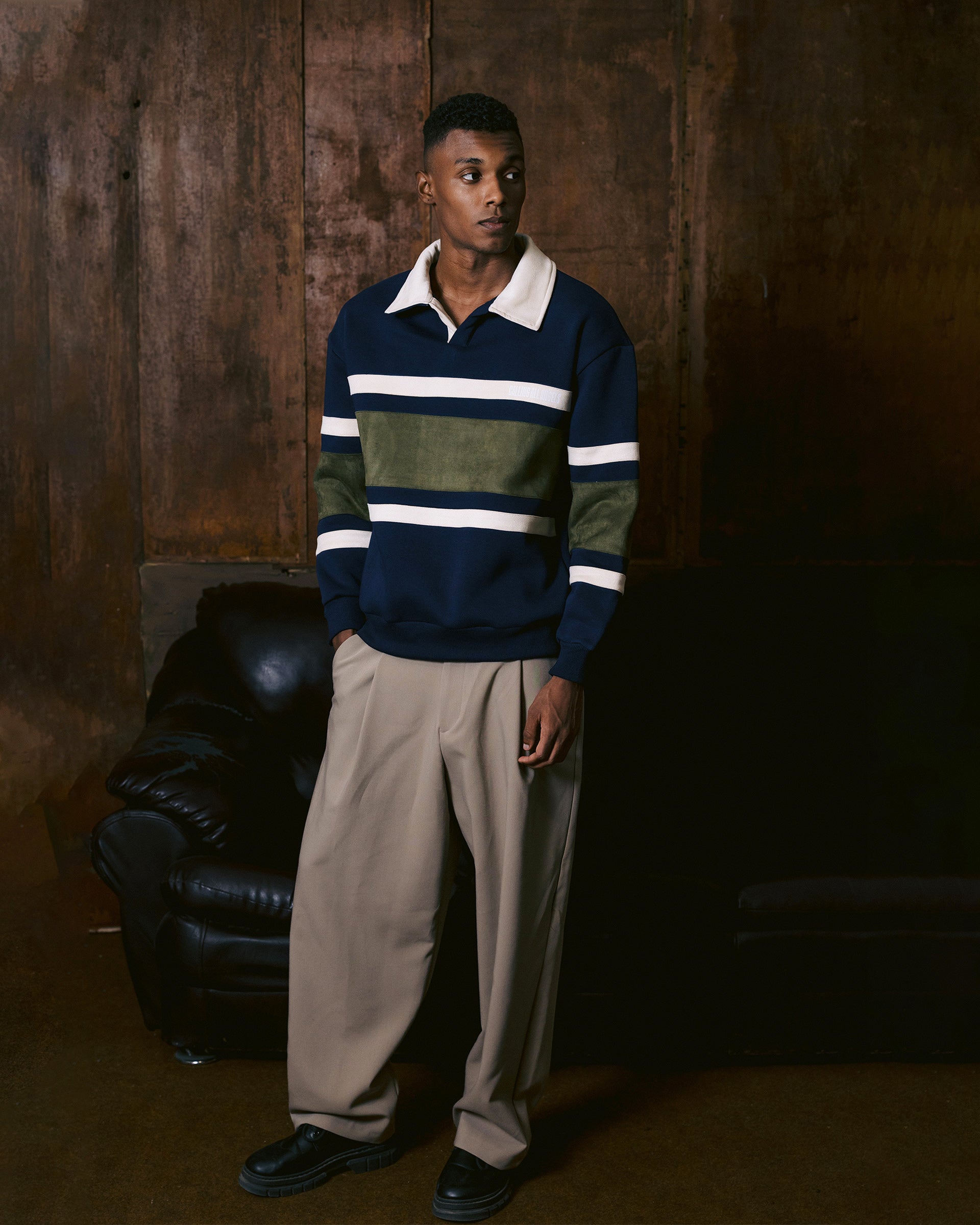 HÉRITAGE POLO SWEATER