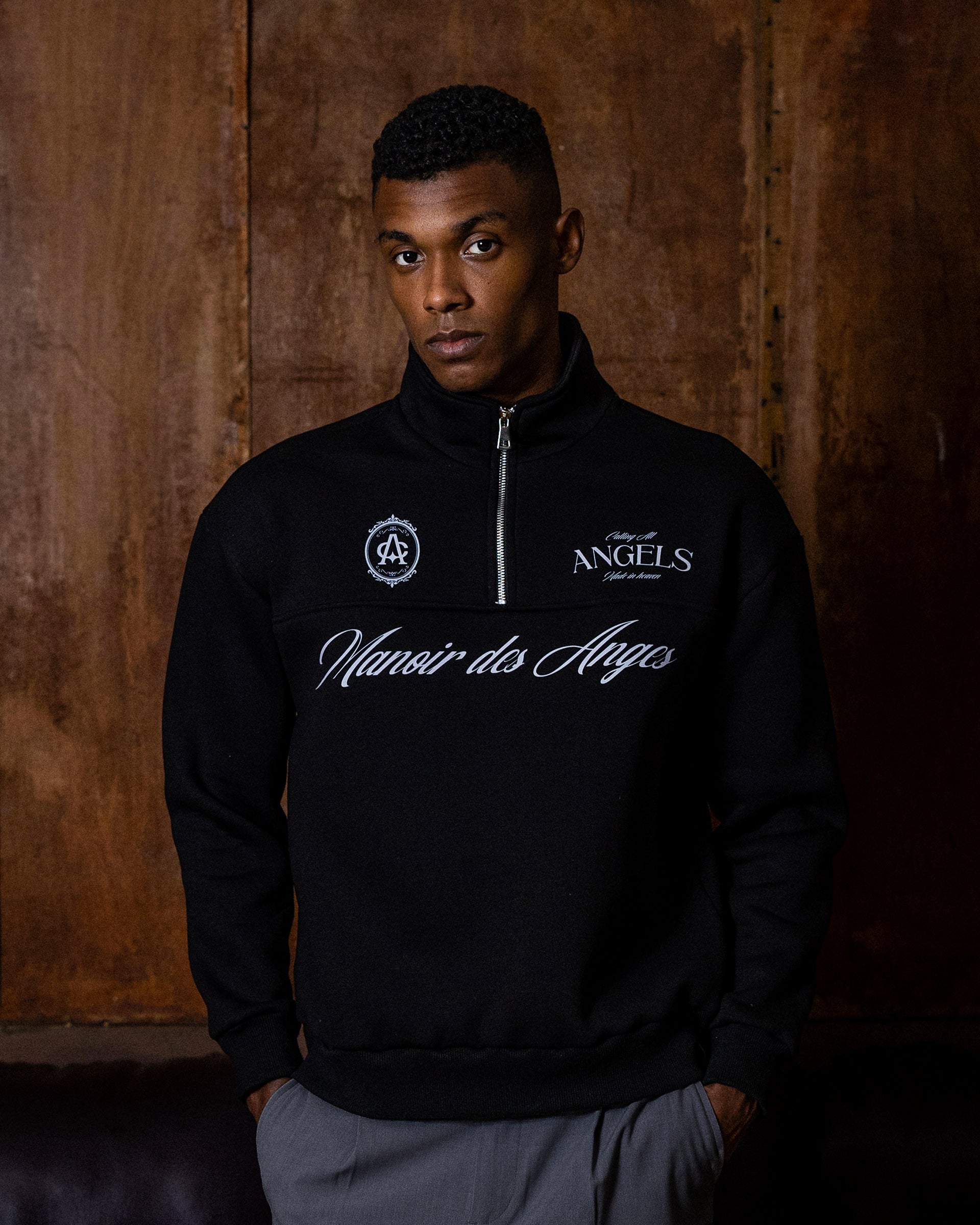 HÉRITIER QUARTER ZIP SWEATER