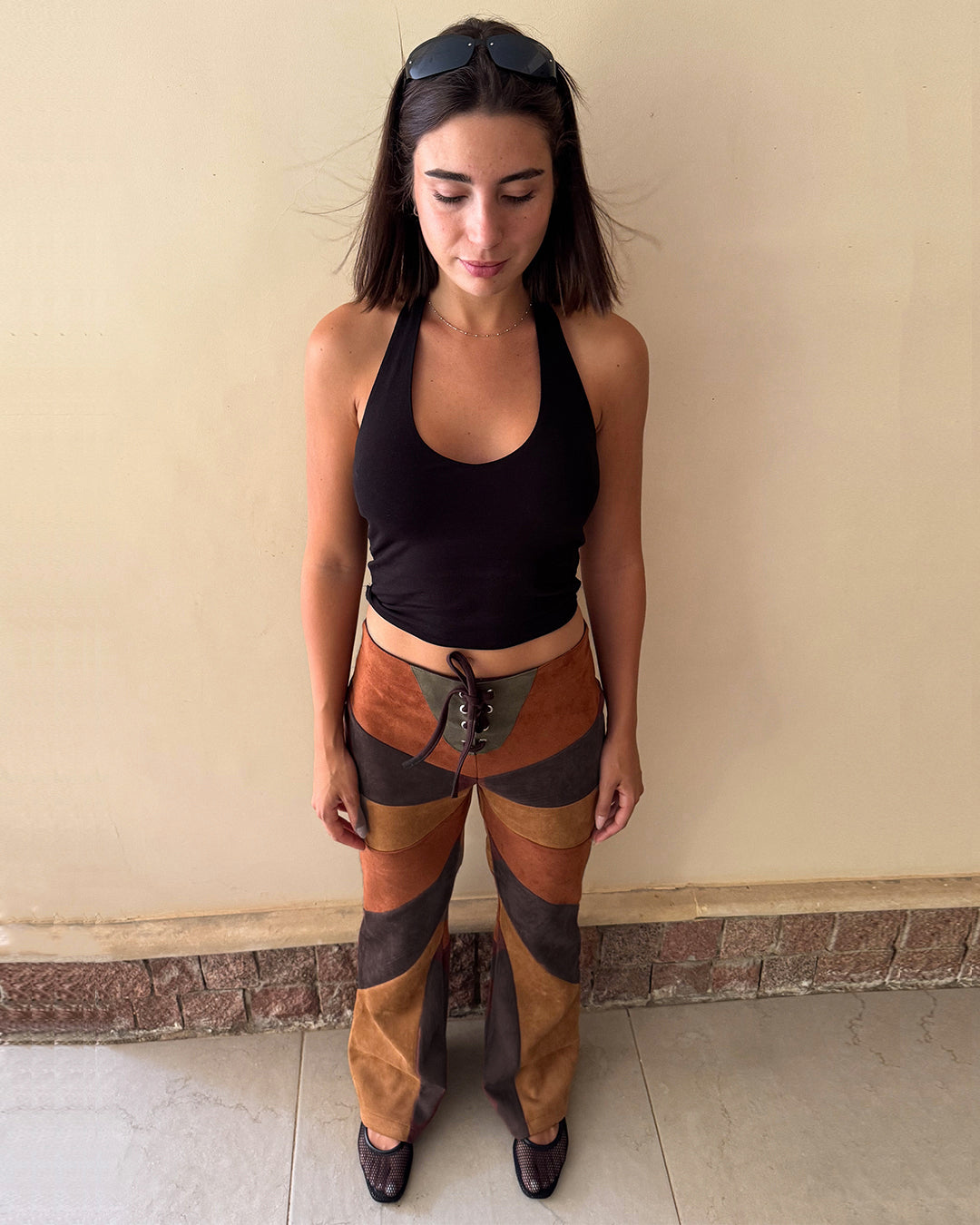 Farfalla Flare Suede Pants