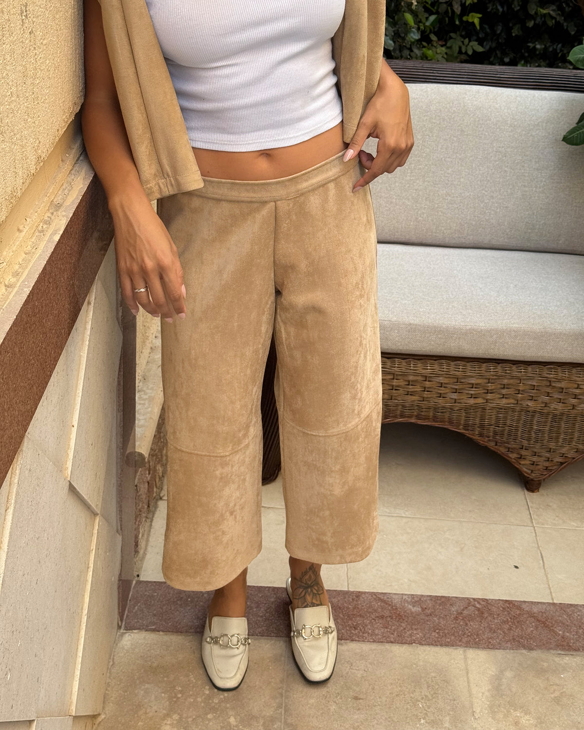 Rina Suede Culottes