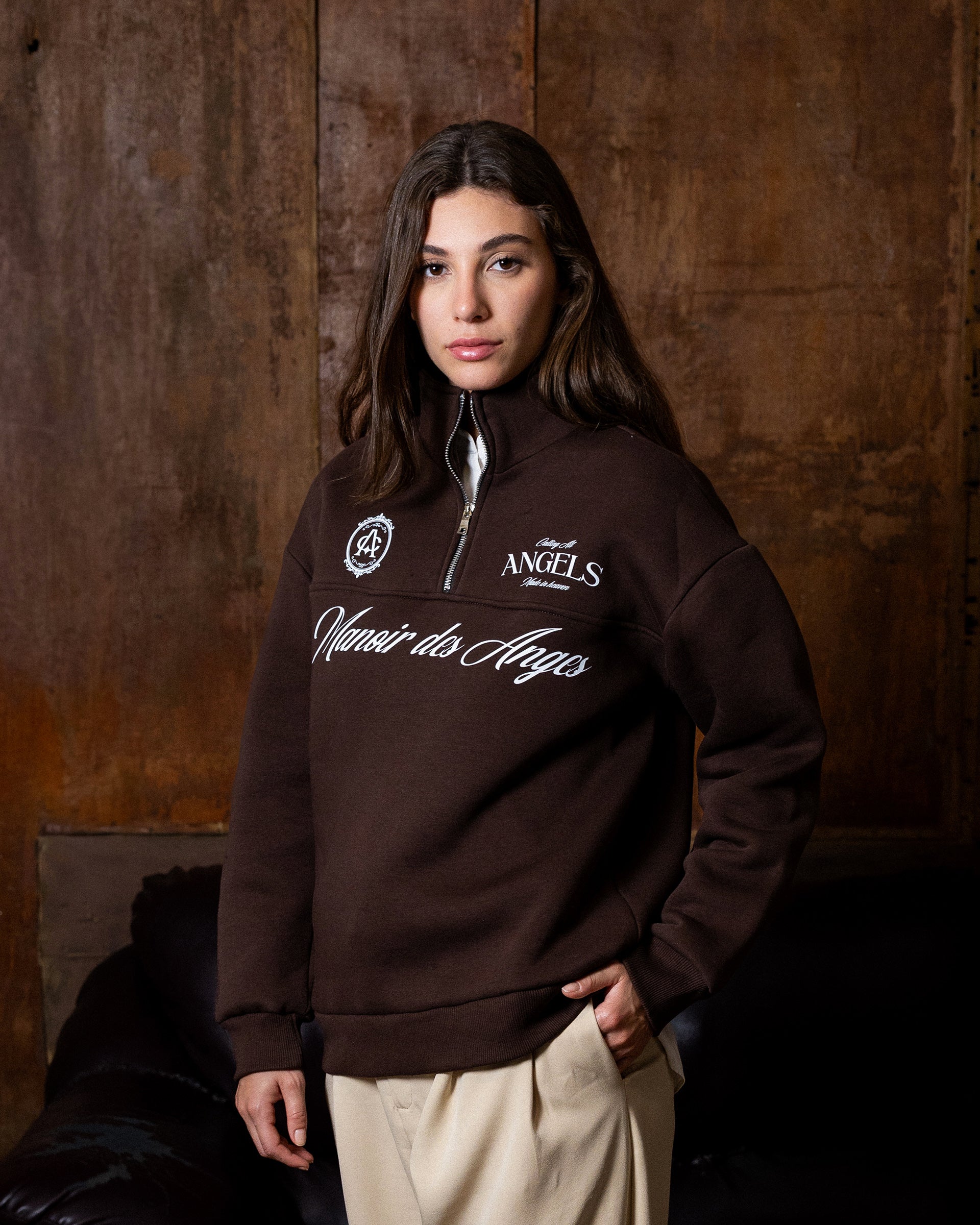 HÉRITIER QUARTER ZIP SWEATER