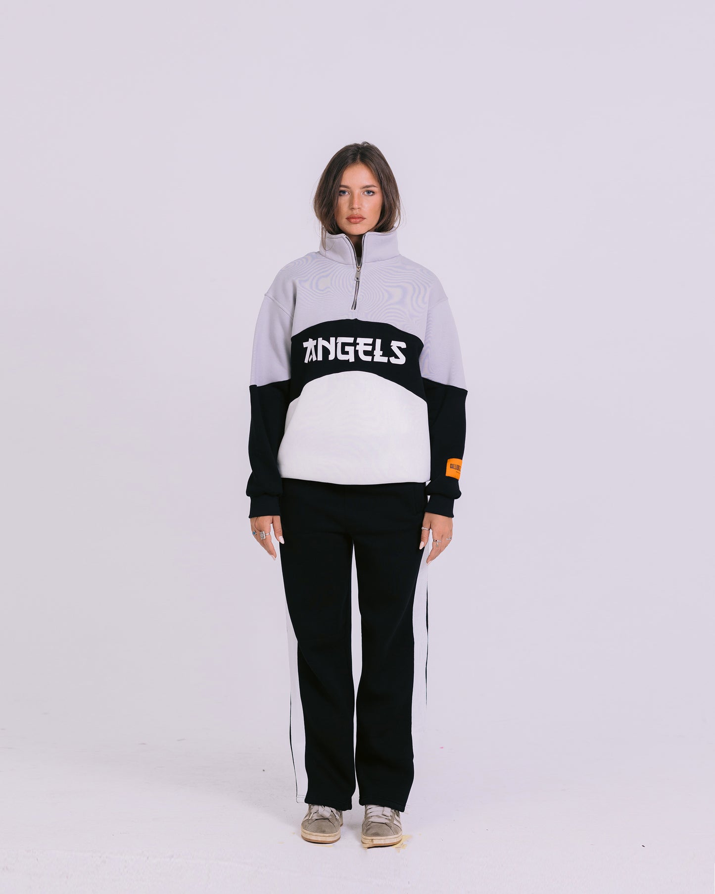 ANGELS QUARTER ZIP SWEATER