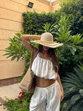 WIDE BRIM HAT