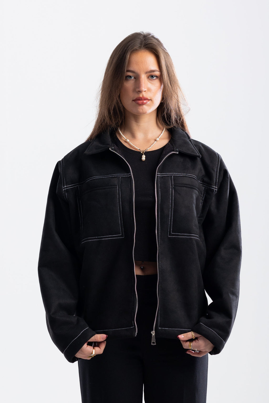 Signature Suede Jacket