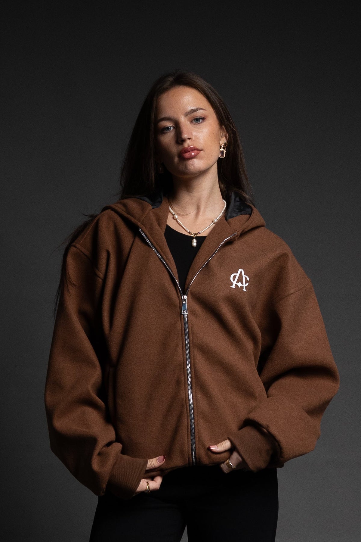 Monogram Wool Bomber Jacket
