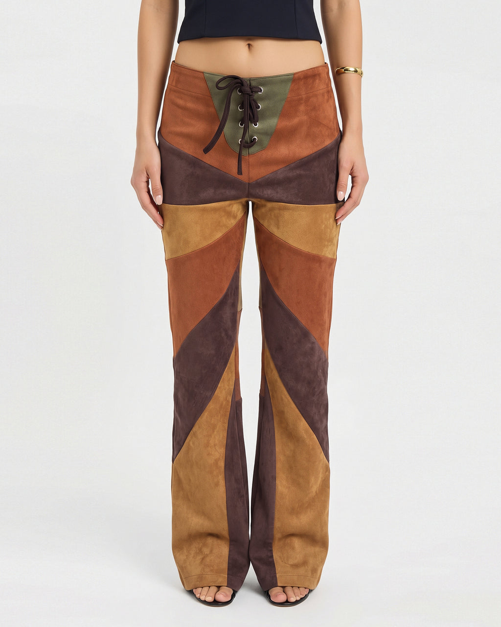 Farfalla Flare Suede Pants