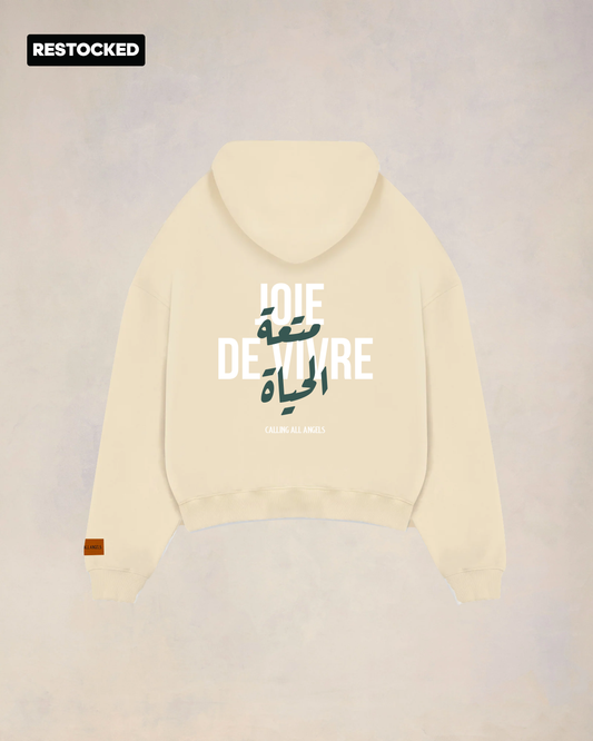 "JOIE DE VIVRE" HOODIE