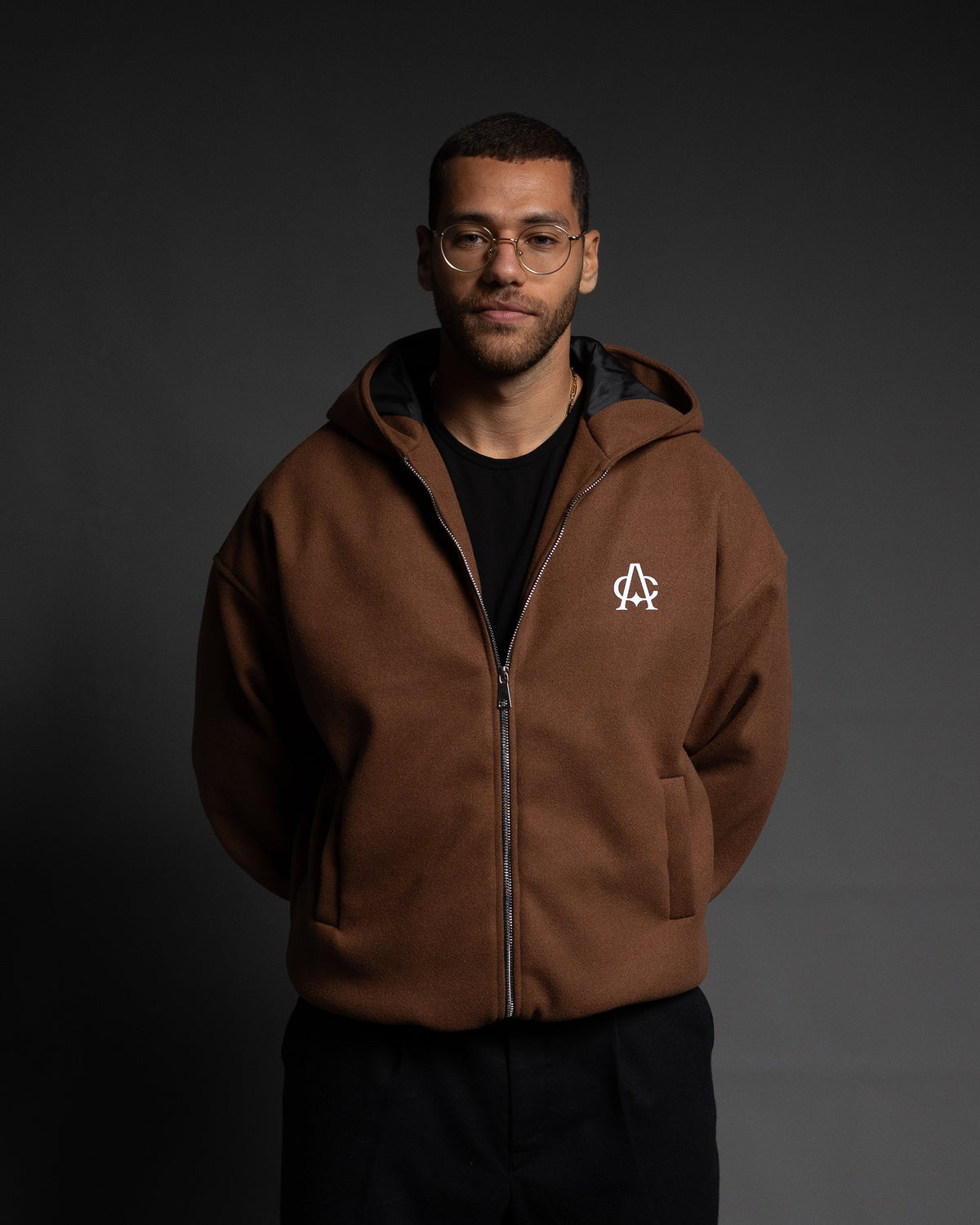 Monogram Wool Bomber Jacket