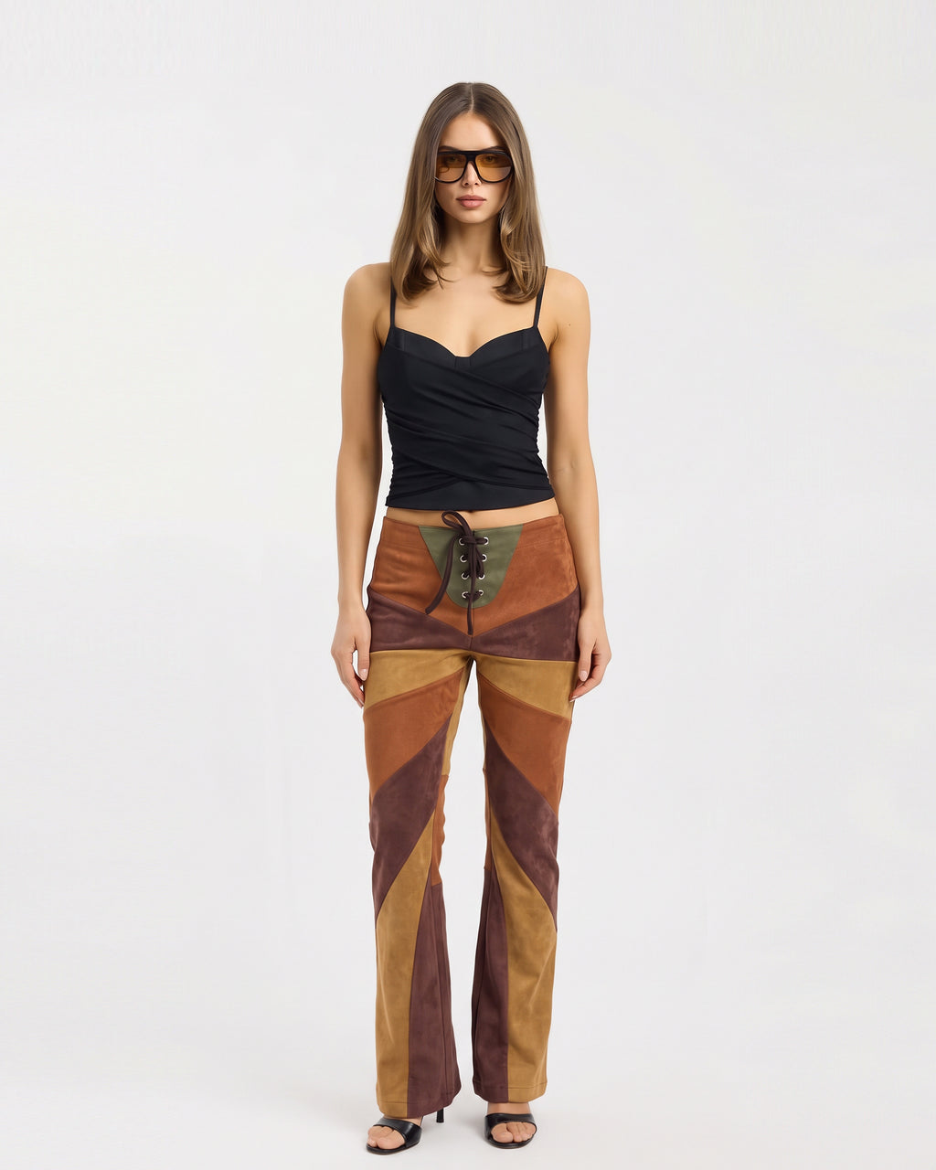 Farfalla Flare Suede Pants
