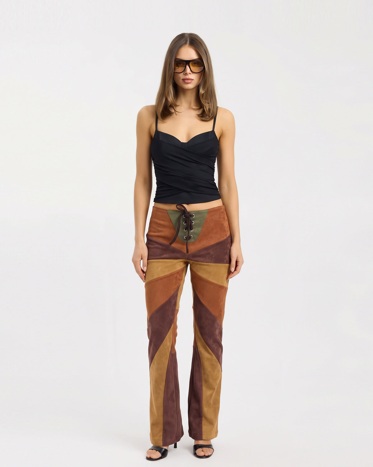 Farfalla Flare Suede Pants