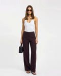 Fiorella Straight Suede Pants