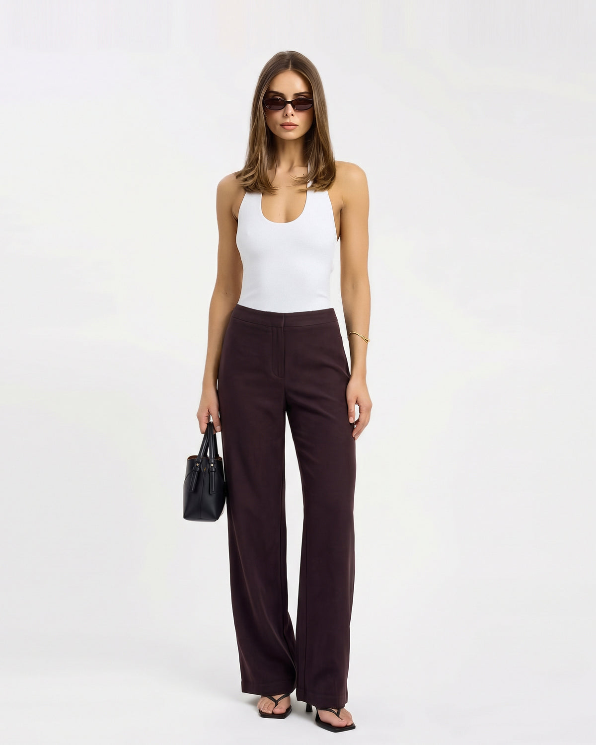 Fiorella Straight Suede Pants