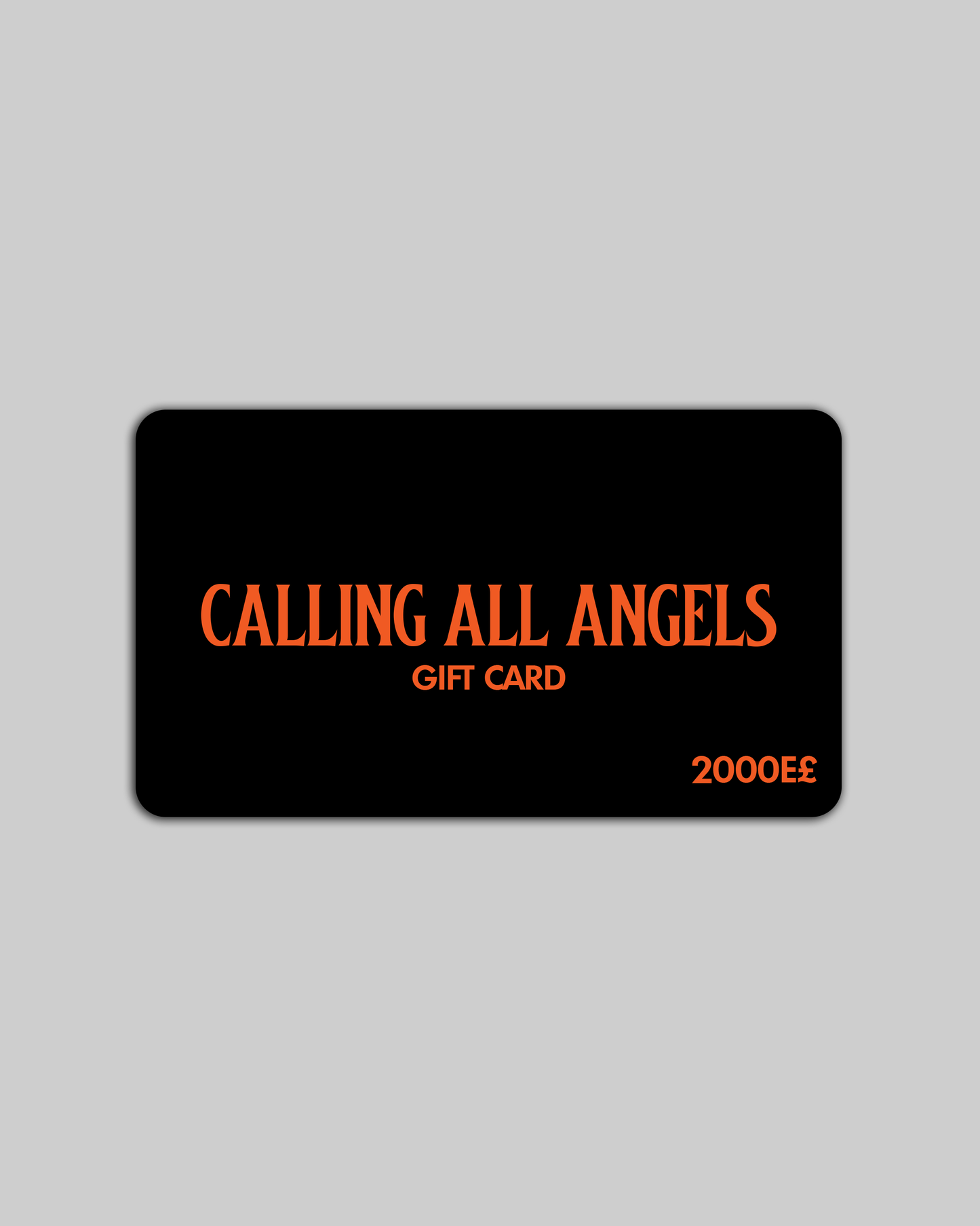 "CALLING ALL ANGELS" GIFT CARD