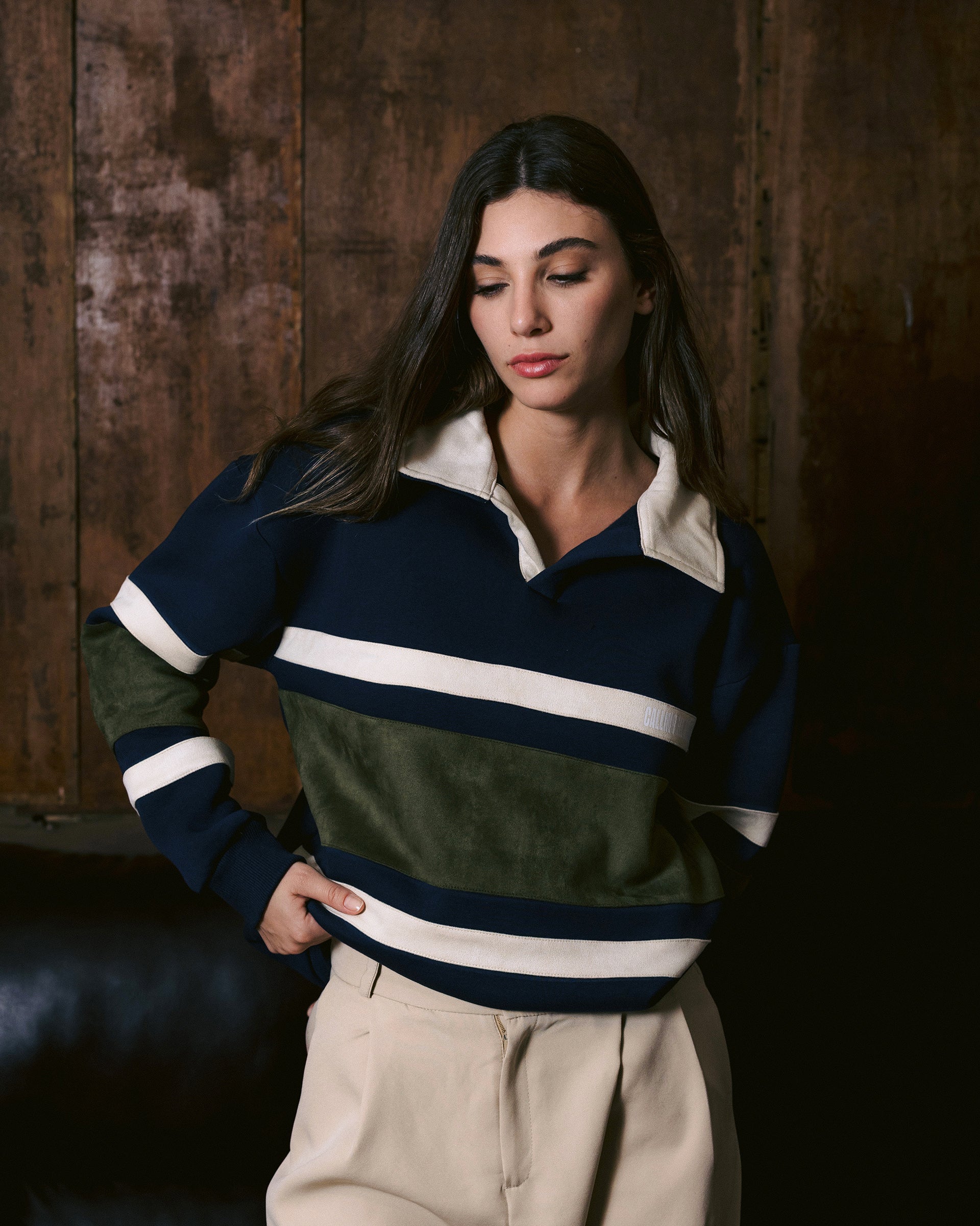 HÉRITAGE POLO SWEATER