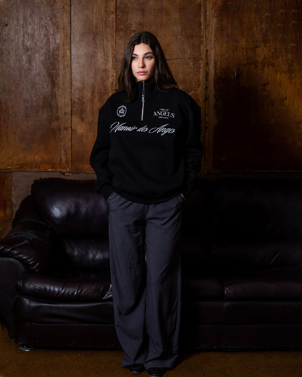 HÉRITIER QUARTER ZIP SWEATER