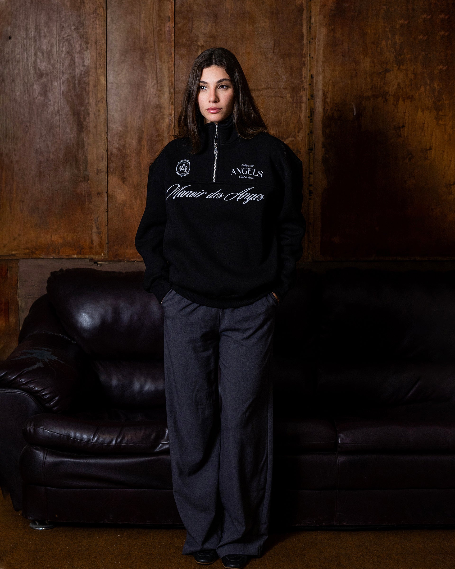 HÉRITIER QUARTER ZIP SWEATER