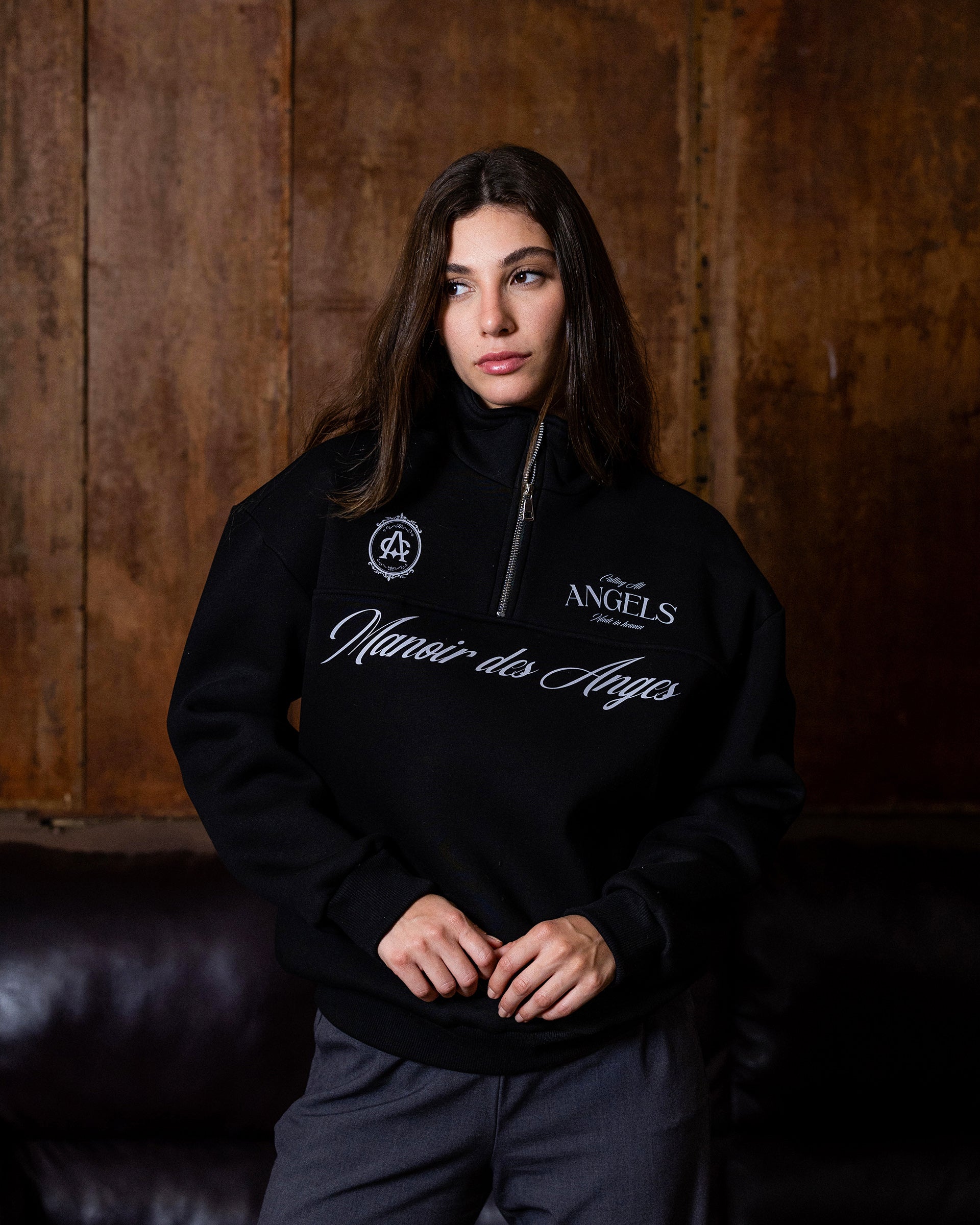 HÉRITIER QUARTER ZIP SWEATER