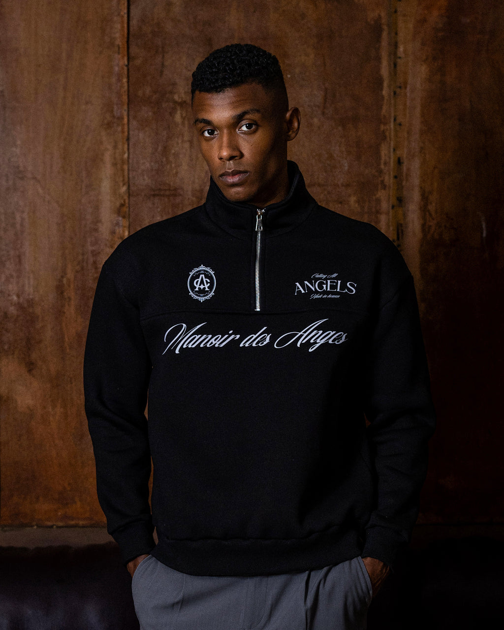HÉRITIER QUARTER ZIP SWEATER