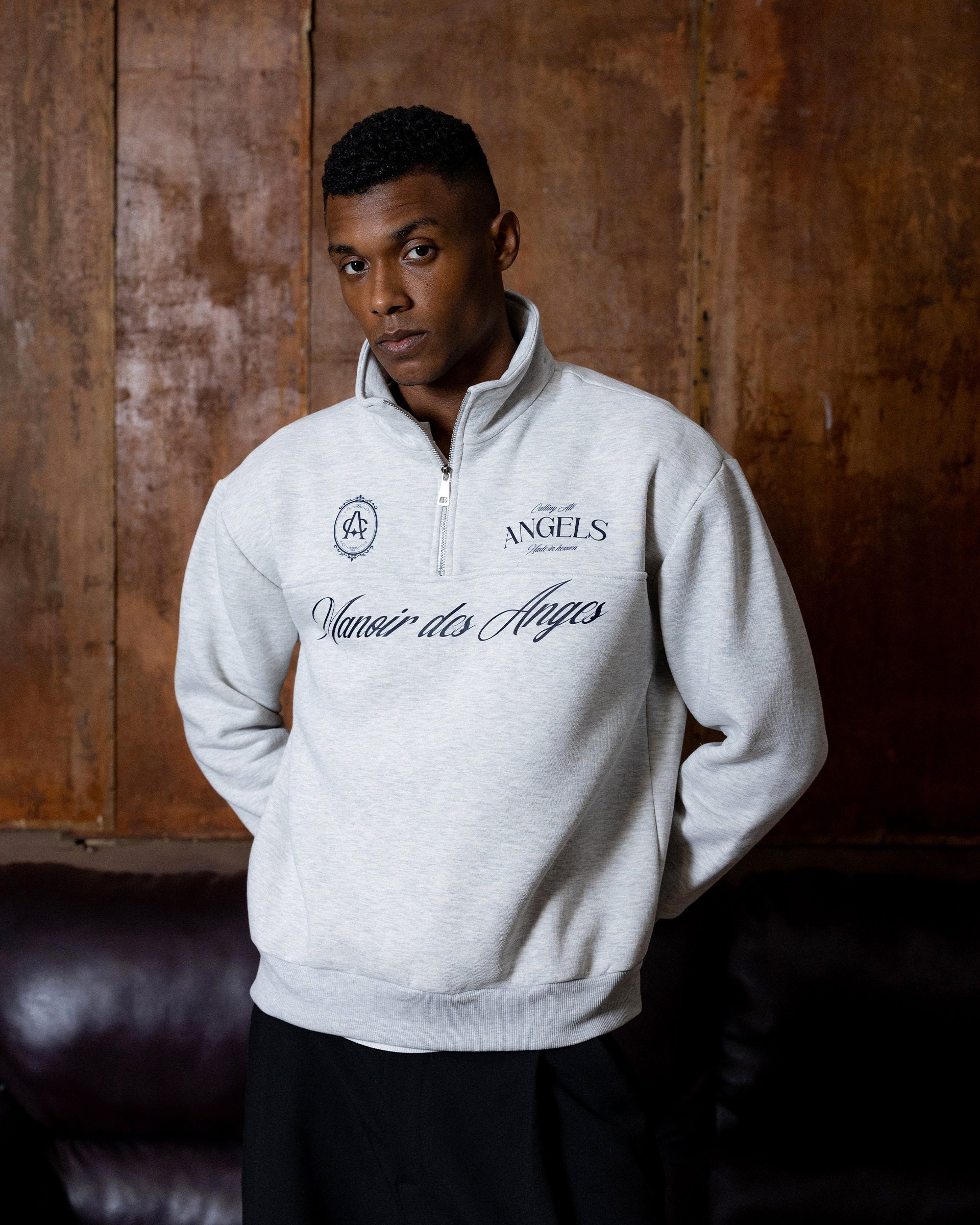 HÉRITIER QUARTER ZIP SWEATER