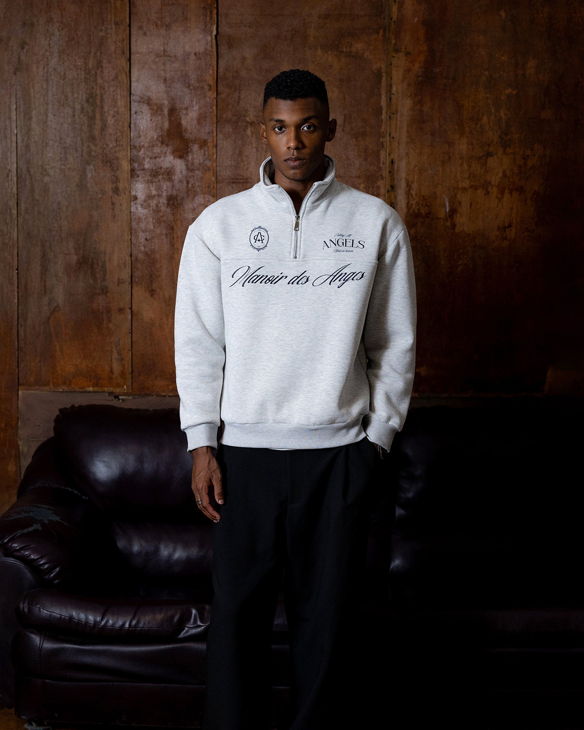 HÉRITIER QUARTER ZIP SWEATER
