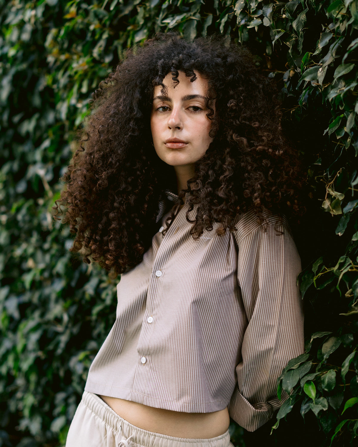 Heritage Striped Cropped Shirt