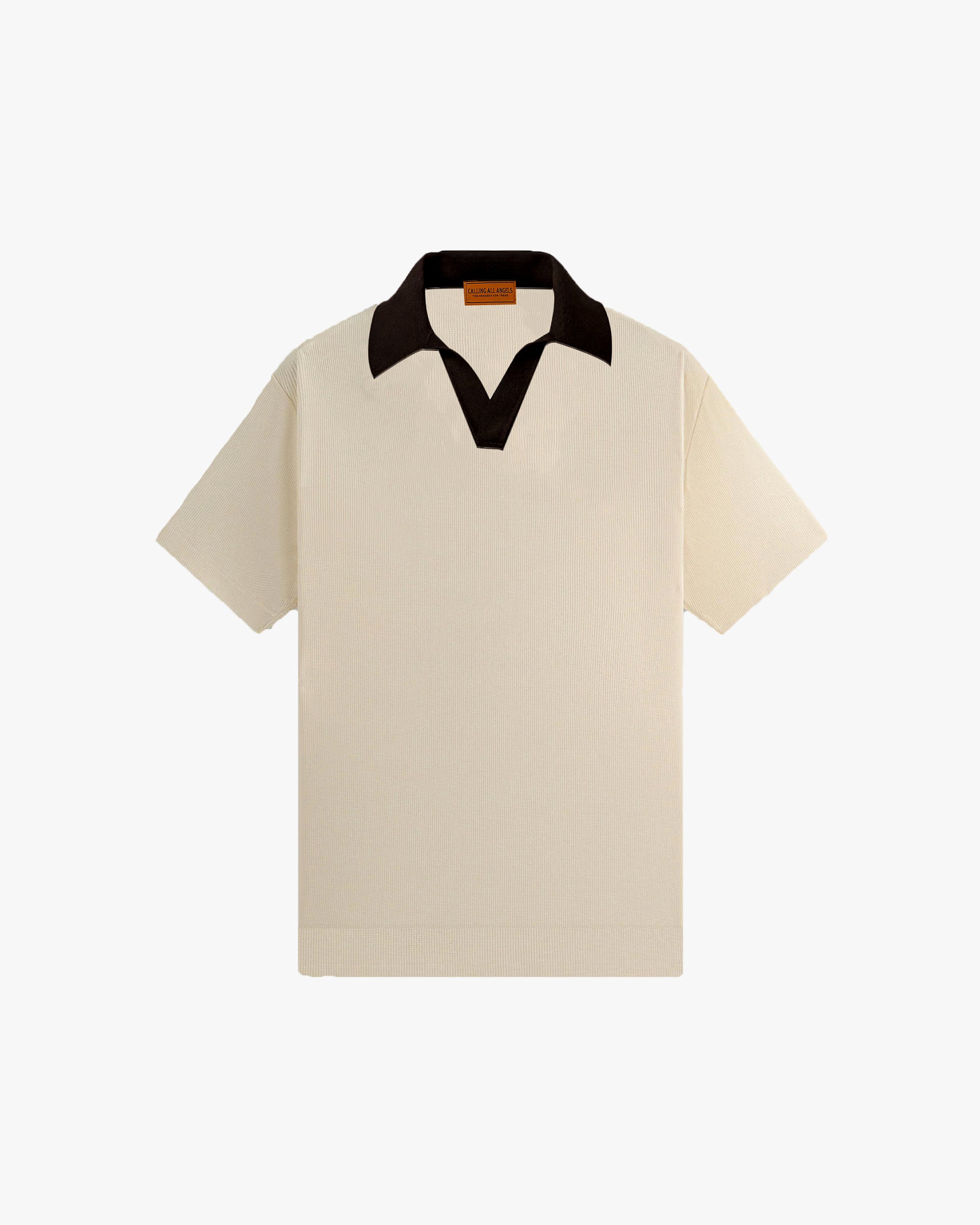 CONTRASTE WAFFLE POLO