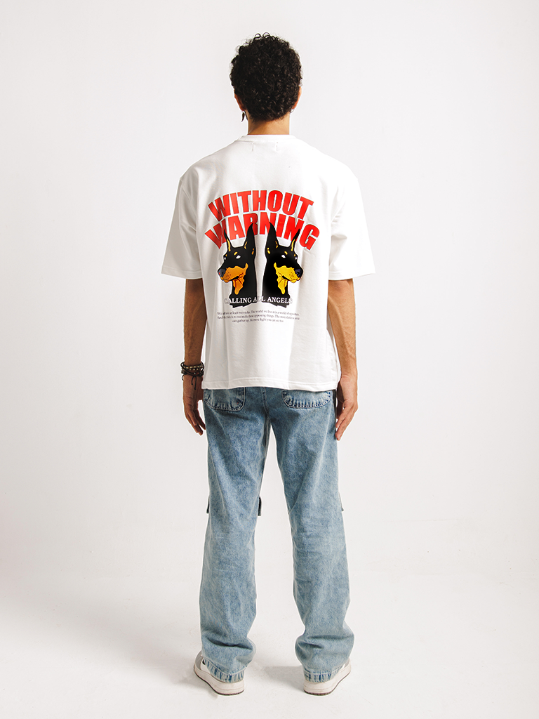 "WITHOUT WARNING" TEE