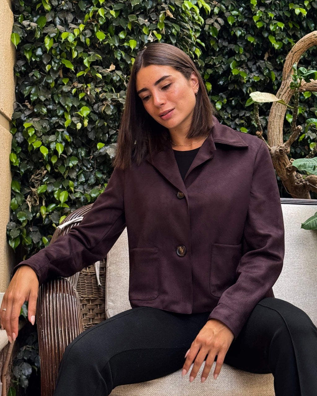 Nicolina Suede Jacket