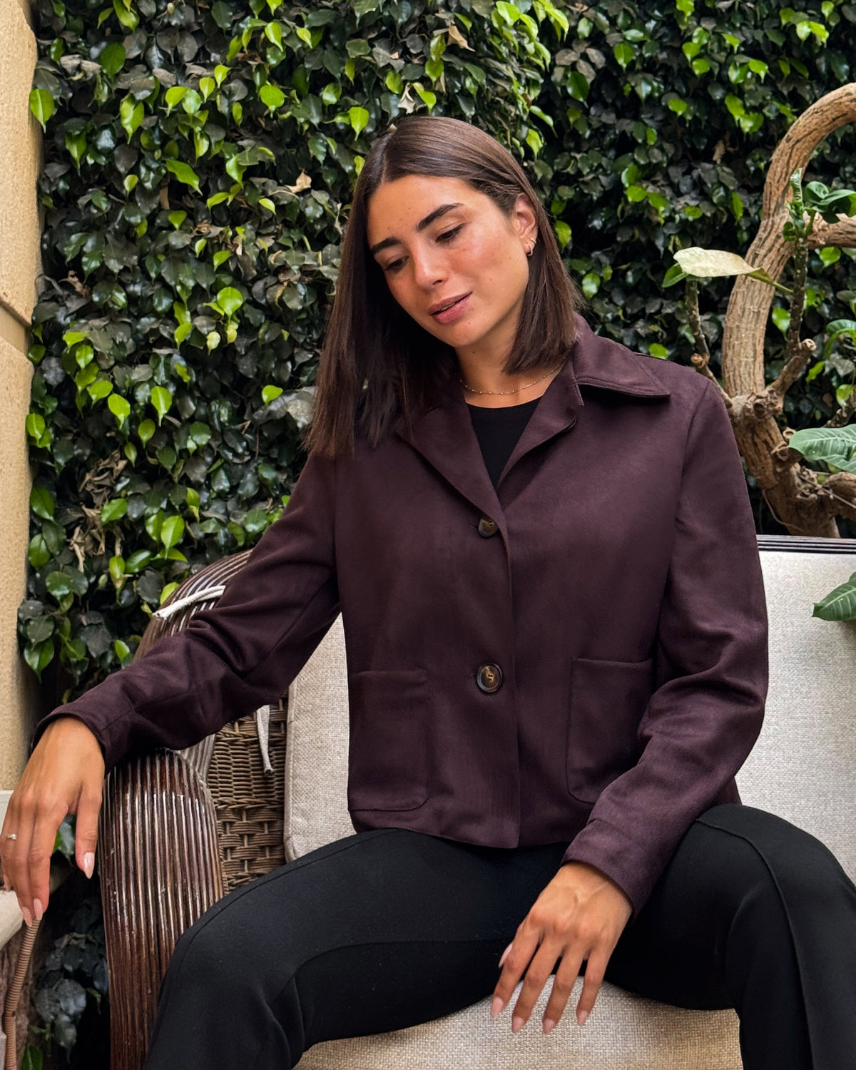 Nicolina Suede Jacket