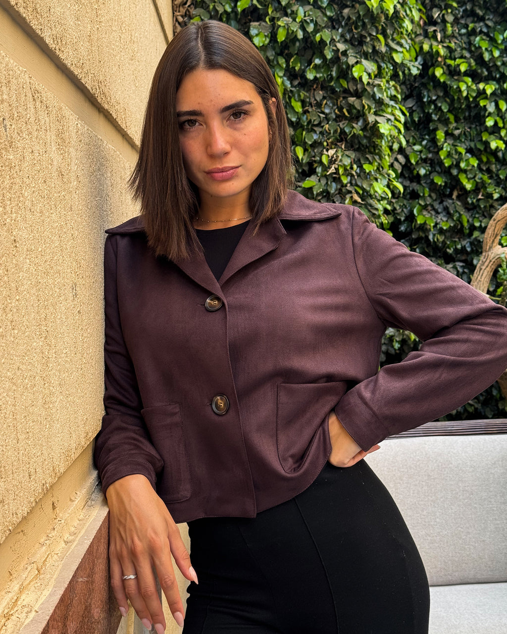 Nicolina Suede Jacket