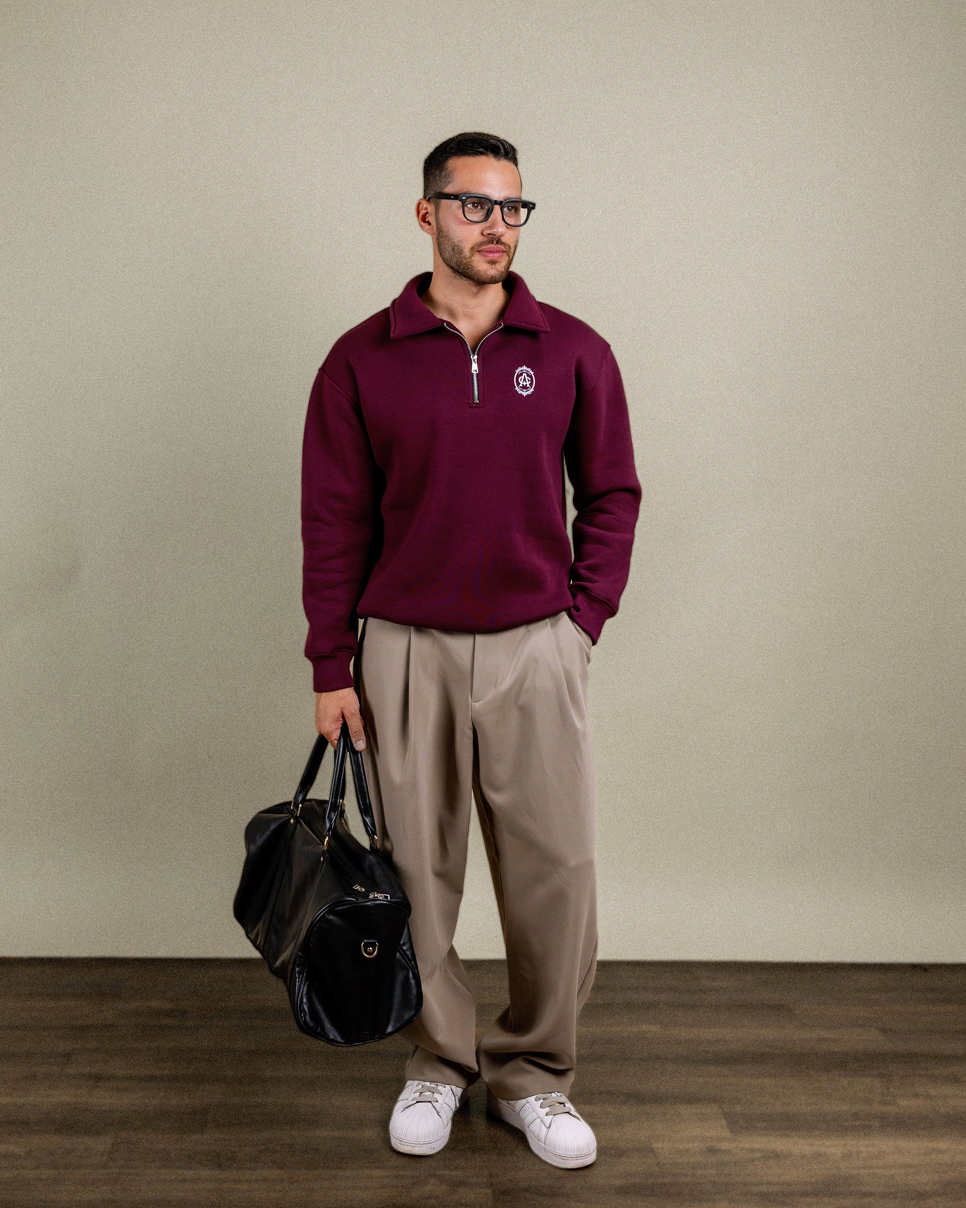 ORIGINE QUARTER ZIP SWEATER