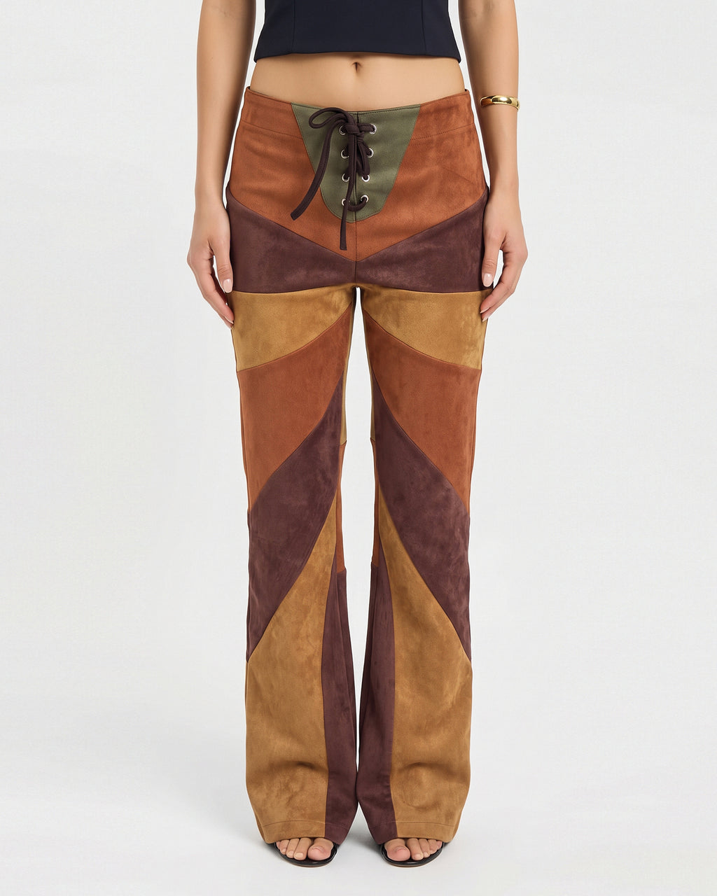 Farfalla Flare Suede Pants