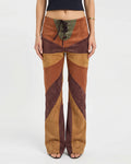 Farfalla Flare Suede Pants