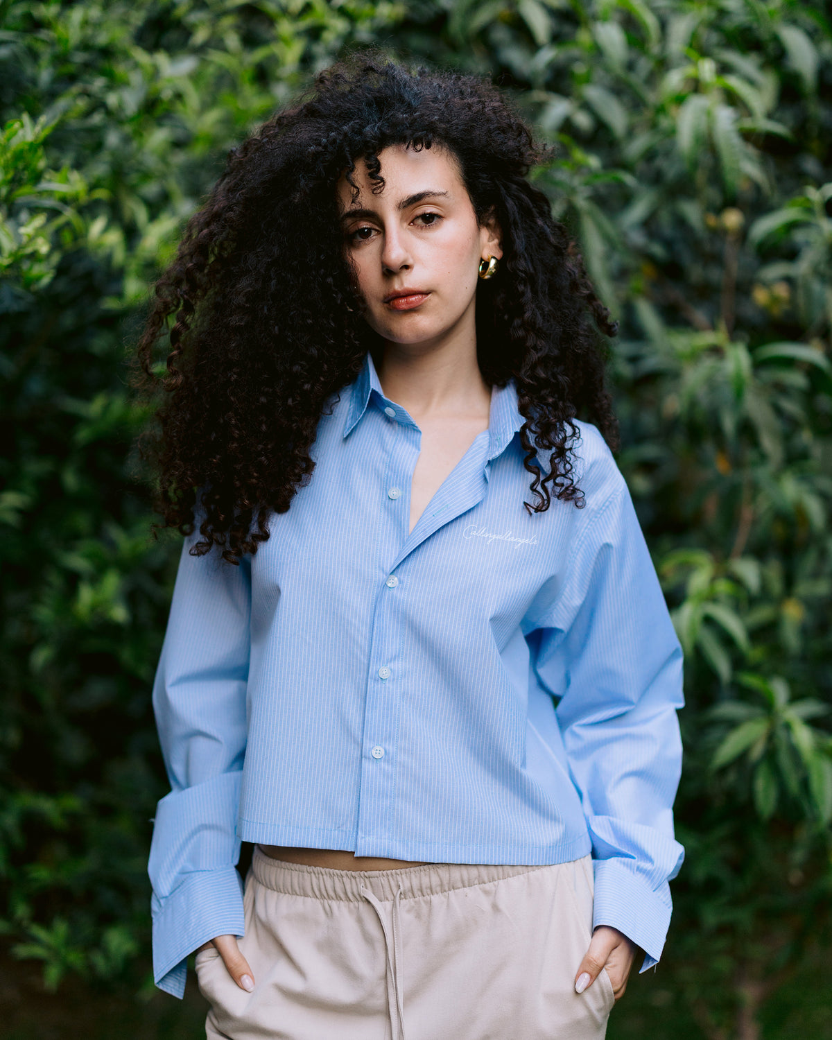 Heritage Cropped Striped Shirt