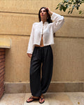 Syna Striped Balloon Pants