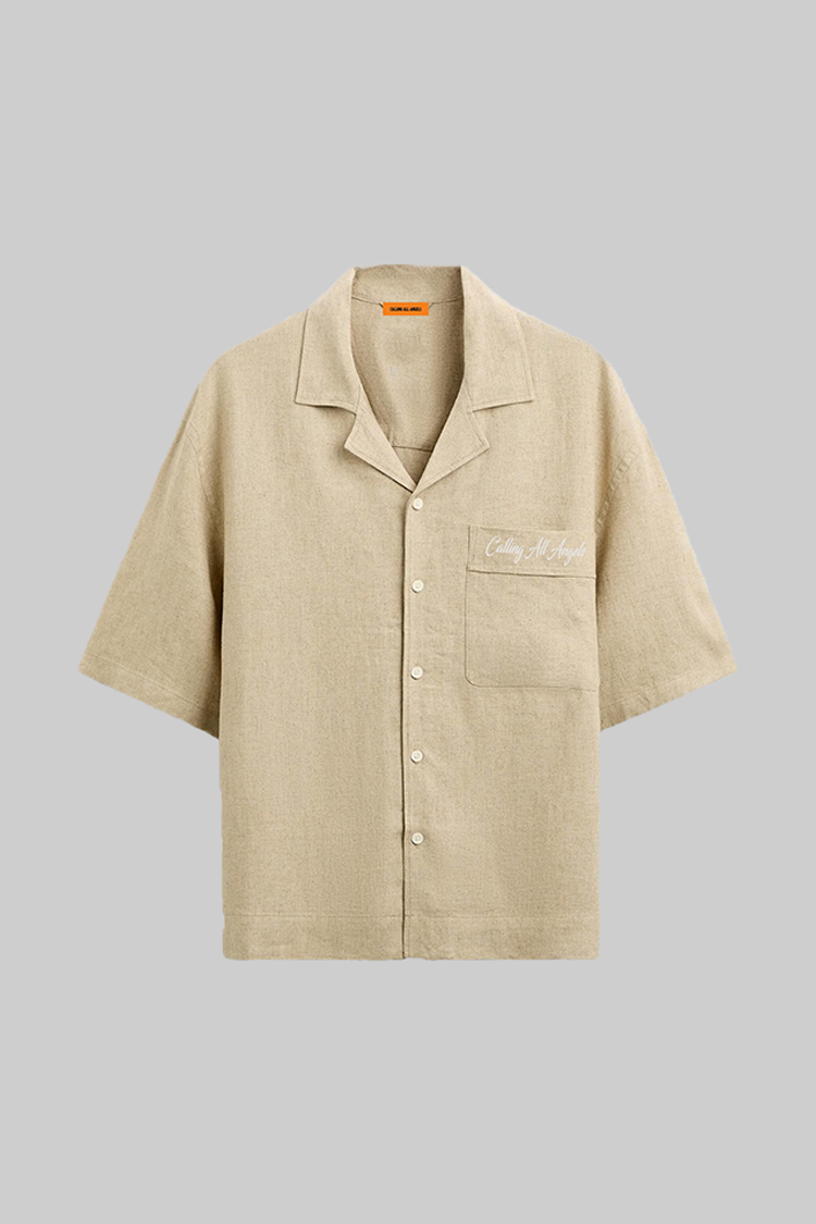 "CANNES" PURE LINEN SHIRT