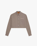 HÉRITAGE CROPPED STRIPED SHIRT