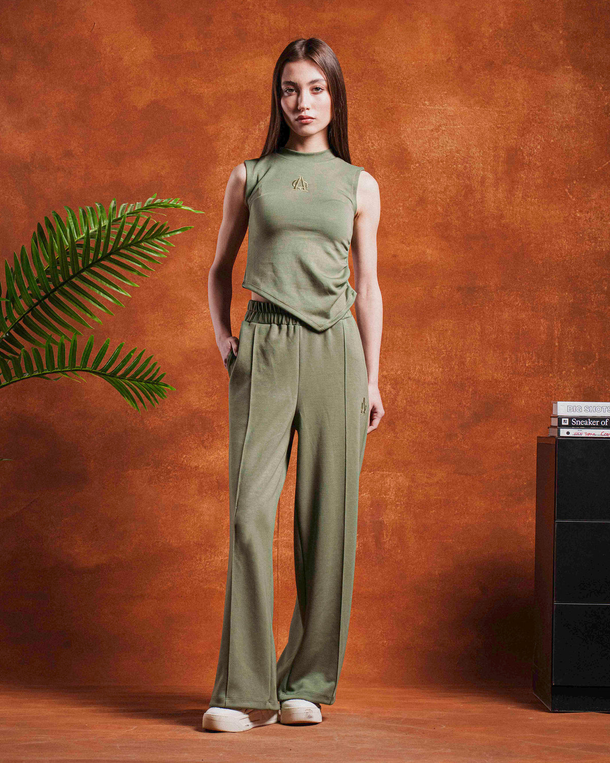 Azul Low-Waisted Modal Pants