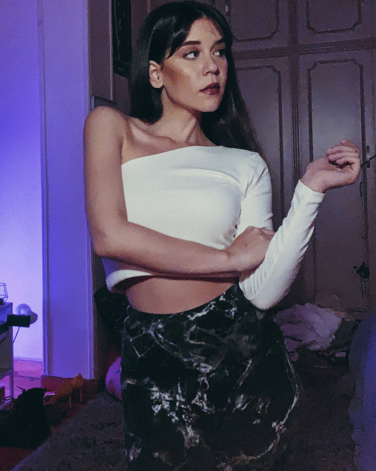 Renne One Sleeve Top