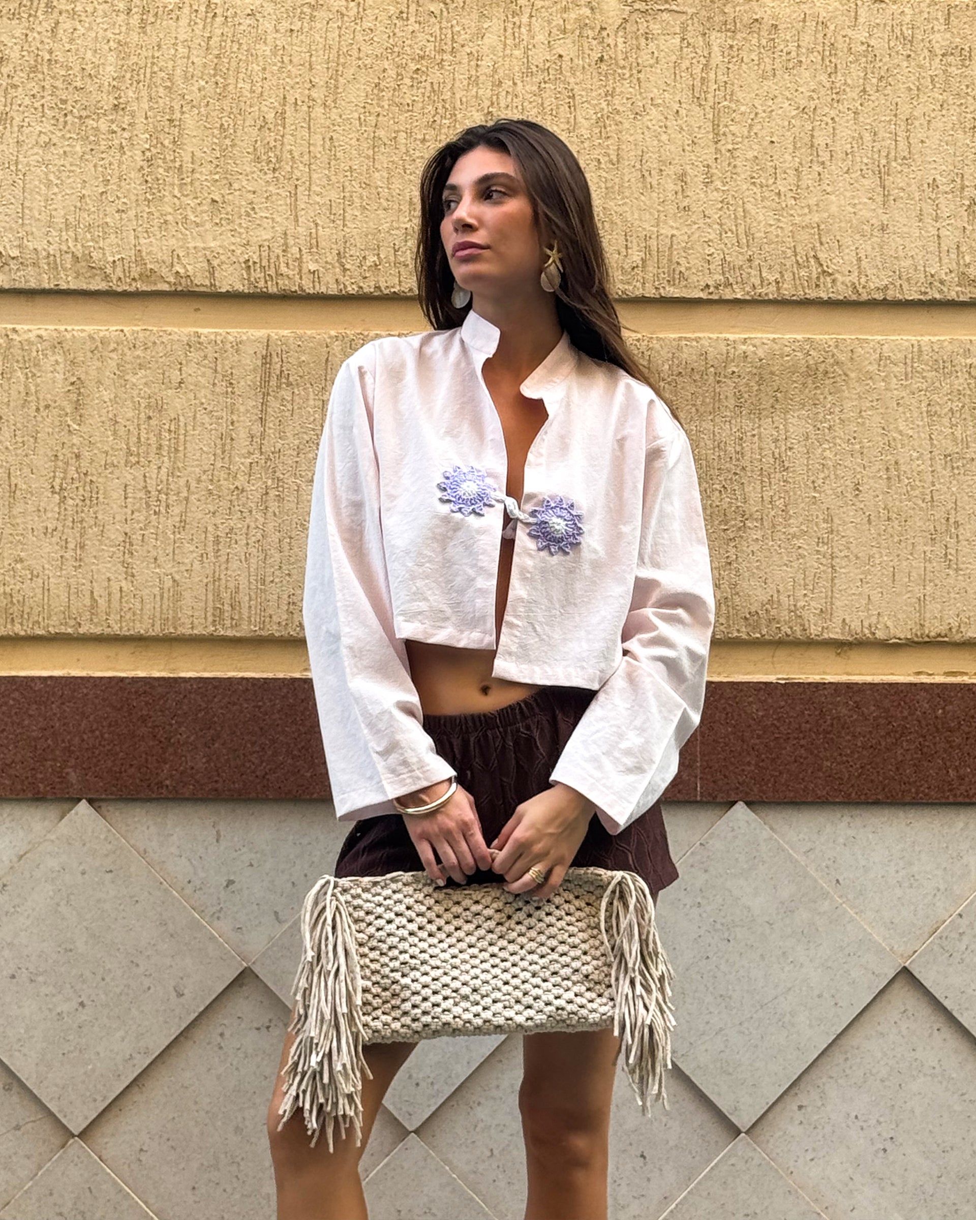 LEANDRA CROCHET BAG