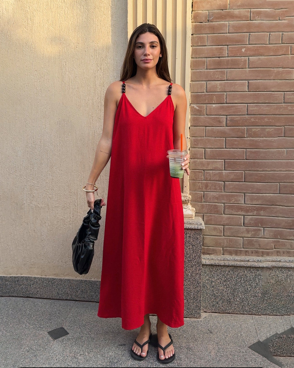 La Cala Midi Dress With Beads