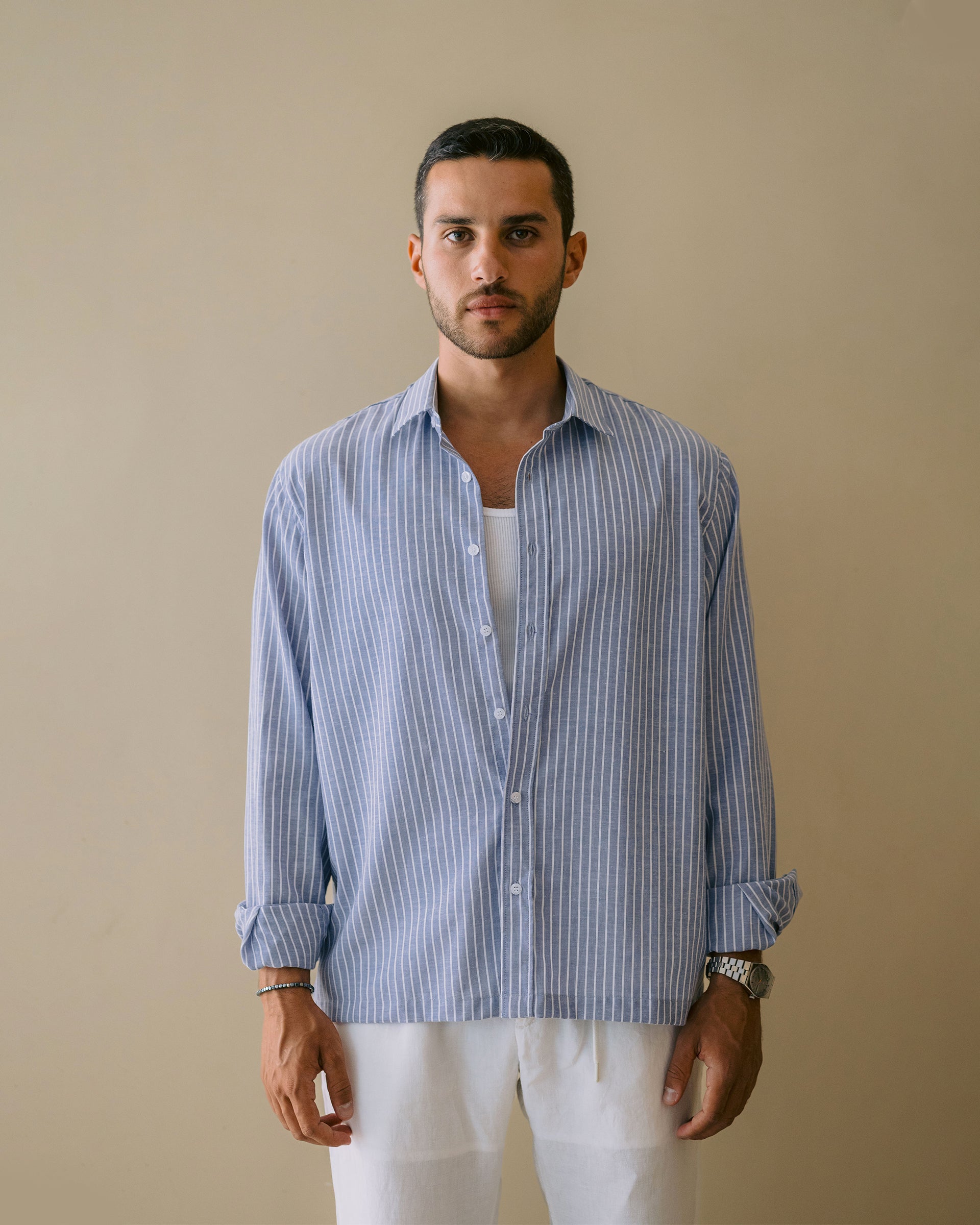 HÉRITAGE LINEN SHIRT
