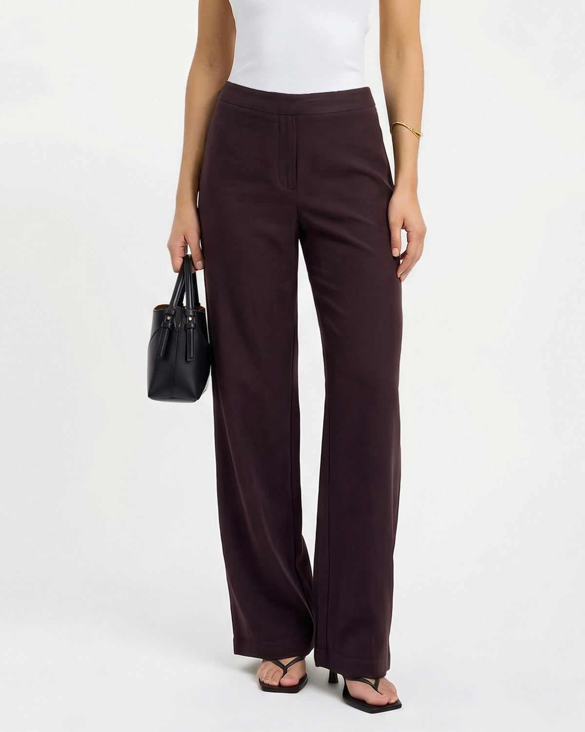 Nicolina Straight Suede Pants